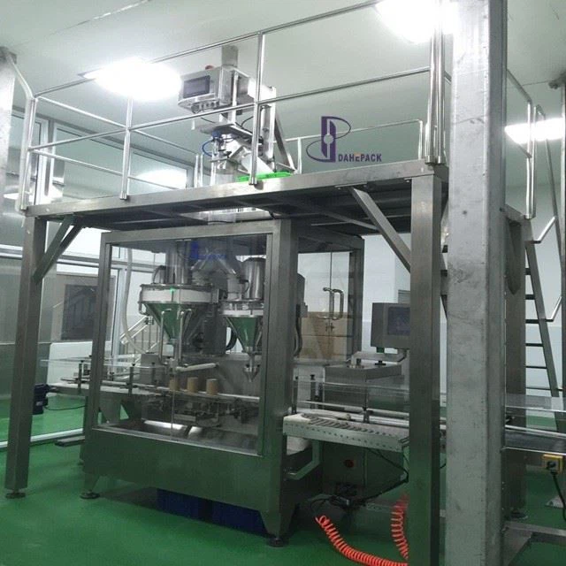 AUTOMATIC MILK POWDER CAN FILLING LINE
